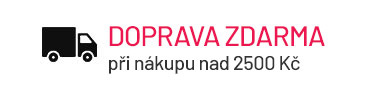 DOPRAVA ZDARMA od 2500 Kč
