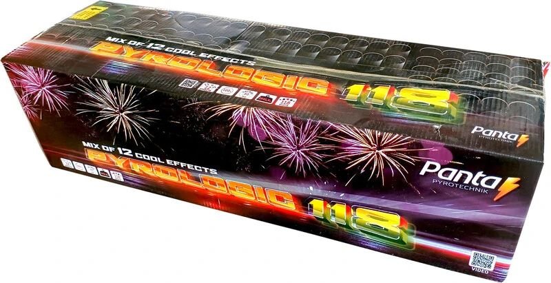 Sestavený ohňostroj PYROLOGIC 118 ran 30mm