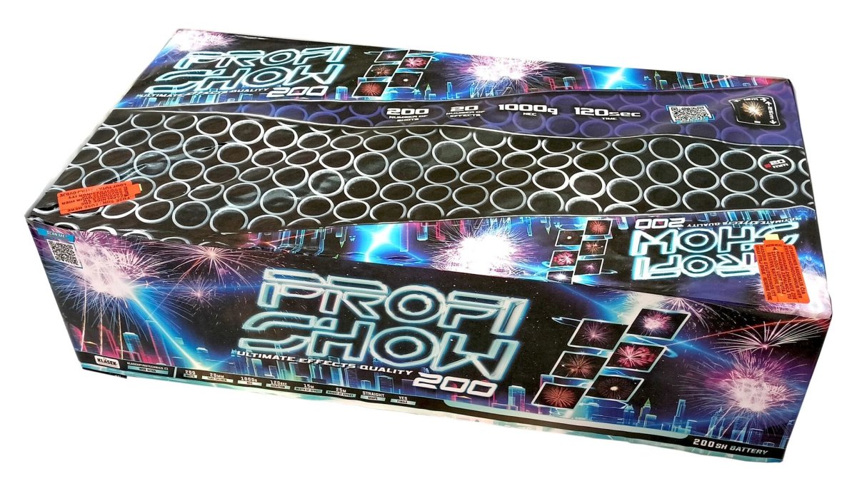 Ohňostroj PROFI SHOW 200 ran 20mm
