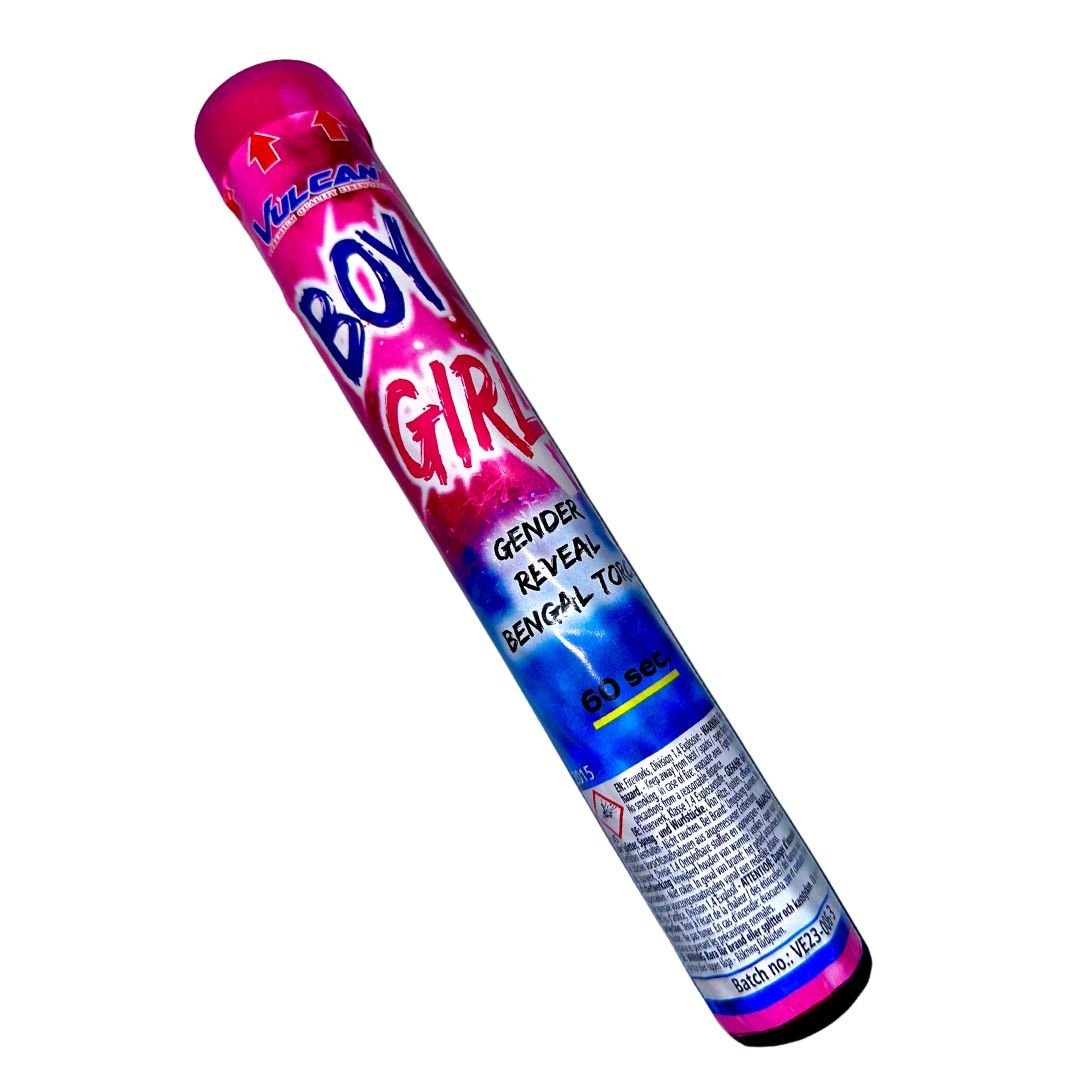 RŮŽOVÁ pochodeň na odhalení POHLAVÍ MIMINKA