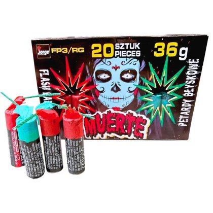 Petardy MUERTE 20ks (RED/GREEN)