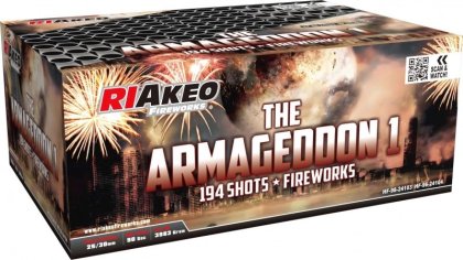 Sestavený ohňostroj ARMAGEDDON 392 ran 25/30mm